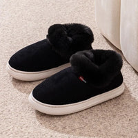 Winter Women Shoes Casual House Shoes for Men 2025 Outdoor Warm Cotton Shoes for Women Indoor Plush Padded Slippers Female