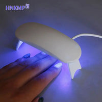 6W 80cm Mini UV LED Lamp USB Charging Gel Polish Curing Machine Nail Dryer