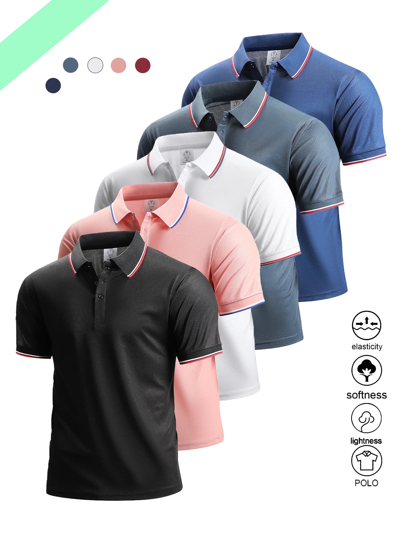 Men's Fashion 1-Piece Button-Up Shirt Lightweight Breathable Fabric for Outings Dates Work And Tra