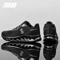 Men's Cushioned Running Shoes Energy Return Breathable Knit Arch Support Shock Absorption Marathon Women Casual Sneakers