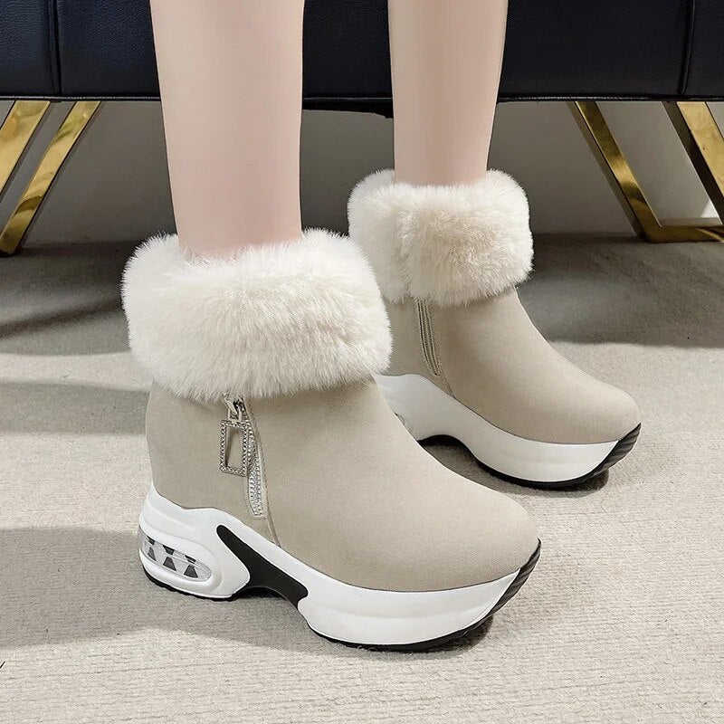 Winter Women Warm Sneakers Platform Snow Boots 2021 Ankle Boots Female Causal Shoes Ankle Boots for Women Ladies Boots