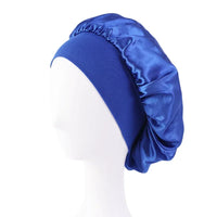 Satin Wide-brimmed Nightcap Styling Silk Headband for Sleeping Nightcap with Elasticated Floppy Band Cap Hair Shower Cap