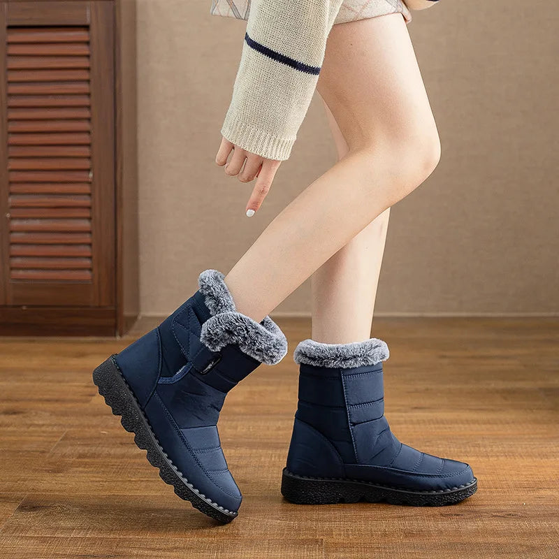 2025 Winter New Arrival Snow Boots for Women New Ladies Shoes Platform Shoes Woman Flat Keep Warm Boots Ladies Casual Shoes