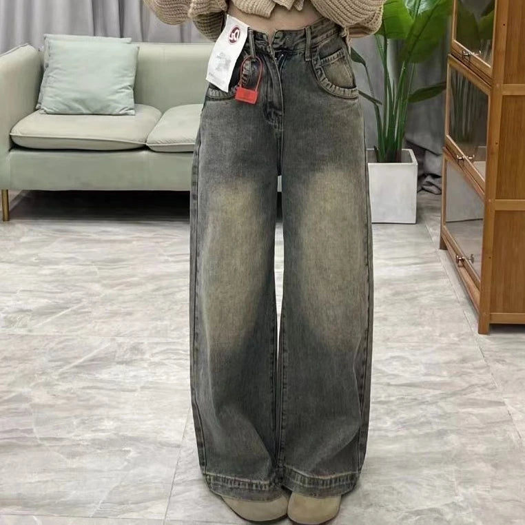 Womens Jeans Straight High Waist Slim Fit Stretch Denim Trousers Fashion Casual Comfortable Pants For Daily Wear Women's pants