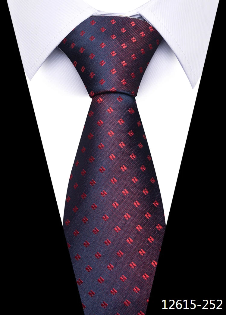 Newest Style 8 cm Necktie Man Blue Golden Striped Wedding Accessories Performance Tie Men Necktie Gravatas Fit Business