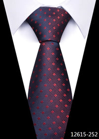 Newest Style 8 cm Necktie Man Blue Golden Striped Wedding Accessories Performance Tie Men Necktie Gravatas Fit Business