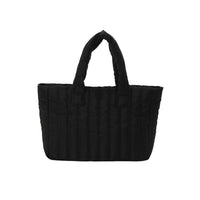 1pcs Ladies Tote Bags Large Capacity Cotton Padded Bag Solid Color Casual Fashion Nylon Elegant for handbag