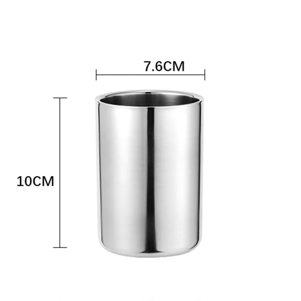 New Stainless Steel Unbreakable Mugs Keep Cold Reusable Insulated Cups Double Wall Drinking Cup for Bar Home