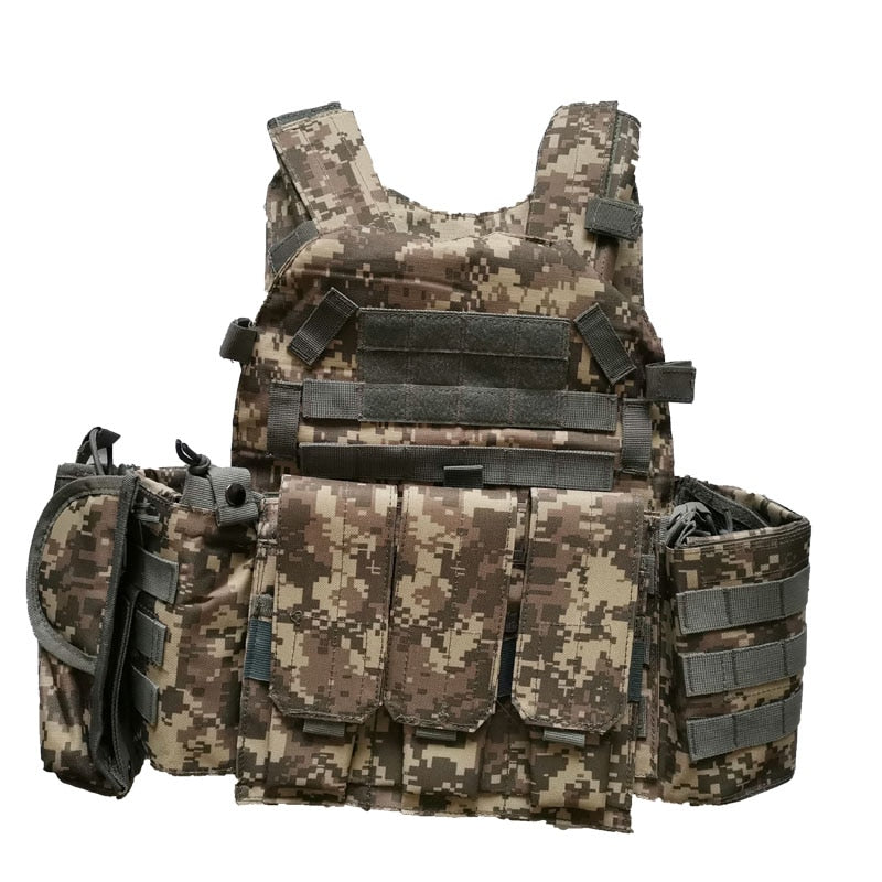 multicam airsoft gear Military Tactical Airsoft Vest Paintball FG Multicam Camouflage Huntin – Mega Mart Center