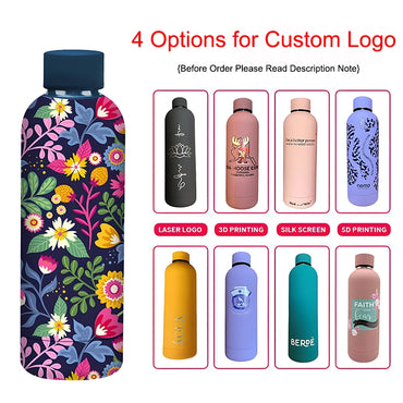 Custom Logo Thermos Large Vacuum Flask Stainless Steel Portable Thermos Bottle Outdoor Sports Water Bottle Travel Mug 500/750ml