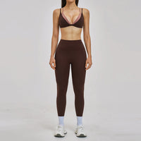 2 Piece Yoga Set Women's Tracksuit Athletic Wear Gym Clothes Female Workout Push Up Clothes Sports Bra Leggings Suit Fitness Set