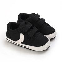 Newborn Baby Boys Girls Classic Sports Sneakers Canvas First Walkers Soft Sole Anti-Slip Comfortable Infant Toddler Shoes