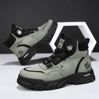 Boots Winter Mens Shoes Casual Cowboy Combat Tactical Motorcycle Chelsea Ankle Work Leather Outdoor Designer Luxury Hiking