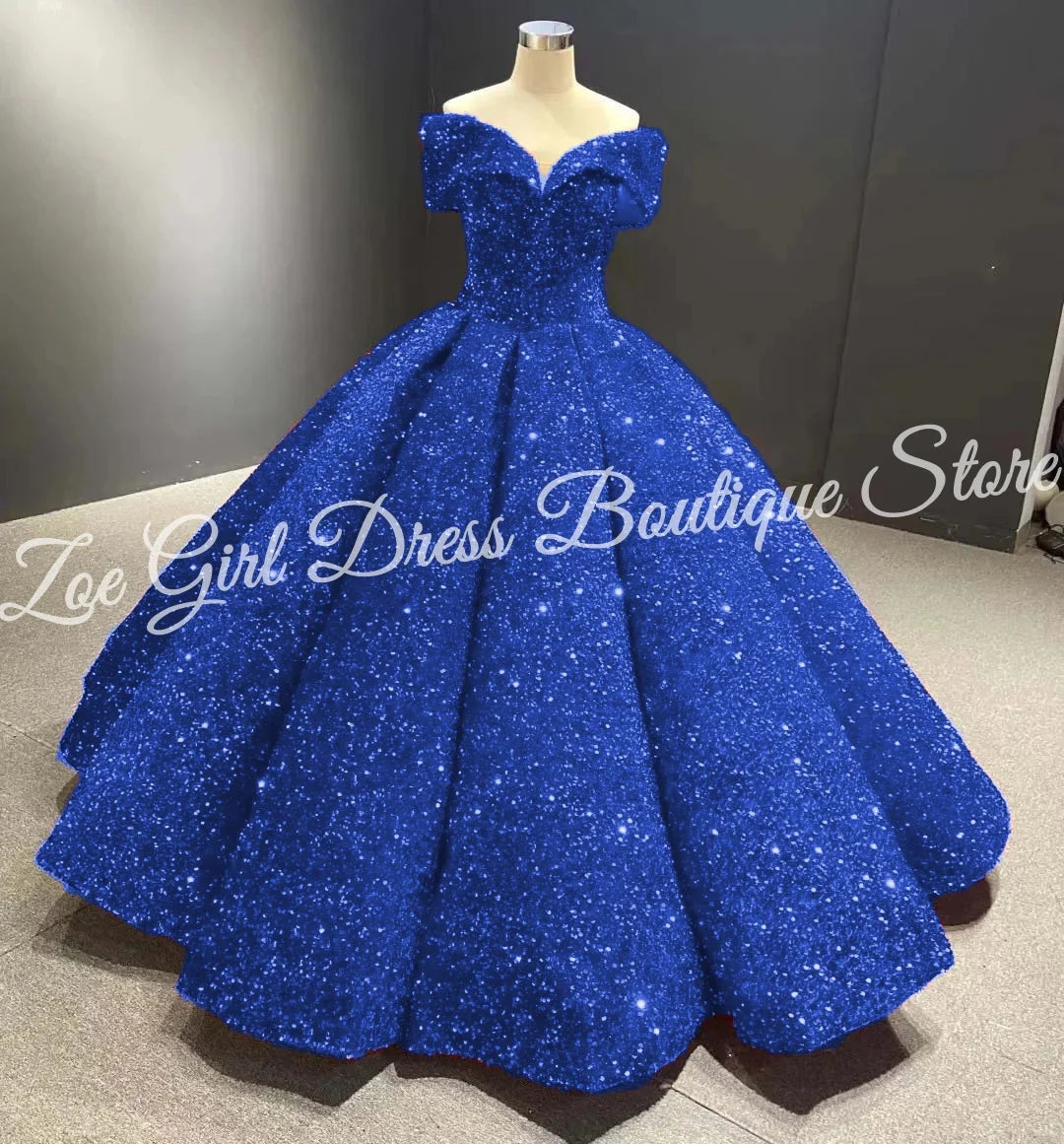 Red New Simple Bridesmaid Dresses For Wedding Off The Shoulder Sequins Guest Gown Maid of Honor Evening Dress Customized