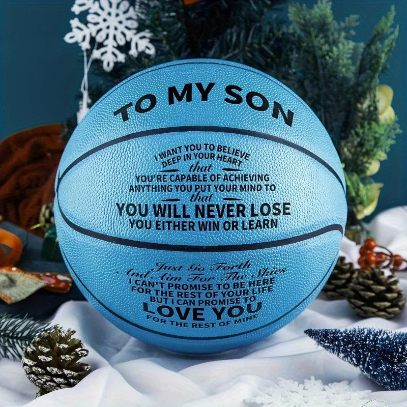 1Pc Blue Creative Special Basketball, Ideal Gift for Some Special Occasions Such As Birthdays, Anniversaries