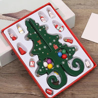 2023 Christmas Tree Children's Handmade DIY Stereo Wooden Christmas Tree Scene Layout Christmas Decorations Ornaments Hot