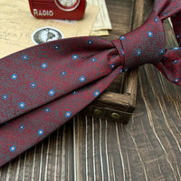 New Trendy Navy Brown Neckties For Men 7cm Formal Business Silk Neck Tie Shirt Suit Cravat Tuxedo Wedding Party Daily Wear Gifts