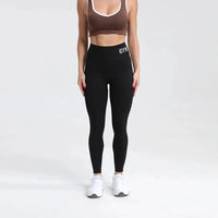Seamless High Gym Waist Women Yoga Pants Color Contrast Sports Legging Hip Lift Gym Fitness Tights Quick Dry Workout Pants
