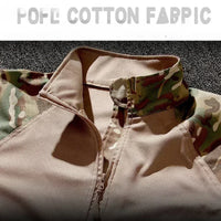 Outdoor Camo Suits Tactical Shirts Training Set Multi-pocket Work Wear Pants Men Clothing Hunting Clothes Wear-resisting