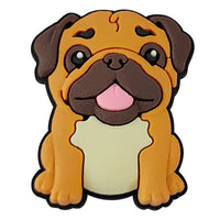 Cute Animals Dog Shoe Charms Pin for Crocs Accessories Charms Clogs Bubble Slides Shoe DIY Shoe Decoration Party Gift