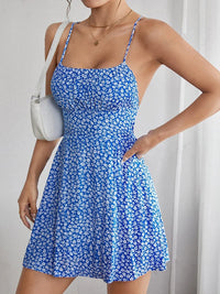 Womens Dresses Sexy Floral Backless Bandage Holiday Beach Dress Summer Fashion Red Short New In Dresses 2025