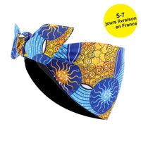 New Hair bands African Pattern Print Knotted Style Headband For Women Sport Yoga Salon Make Up Hair Wrap Fashion Accessories