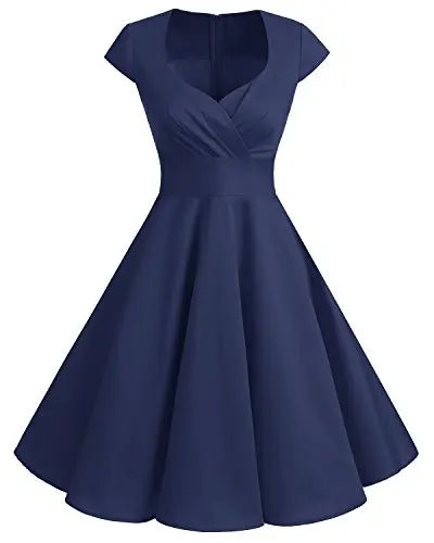 strapless open back dress 2022 Summer Dresses for Women Short 1950s Retro Vintage Cocktail Party –  Mega Mart Center