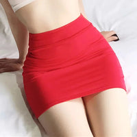 High Waist Sexy Casual Black White Bodycon Pencil Mini Skirts Tight Package Wrap Hip Short Skirt for Women Night Club Party Wear
