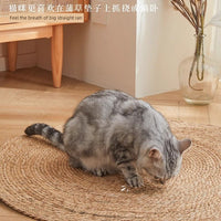 Papyrus Cat Scratch Board Large Grinding Claw Cat Toy Abrasion Resistant Scratch-Resistant Scratch-Resistant Scratching Basin Integrated Cat Nest Rattan Cat Mattress