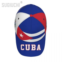 Unisex Cuba Flag Cuban Adult Baseball Cap Patriotic Hat for Baseball Soccer Fans Men Women