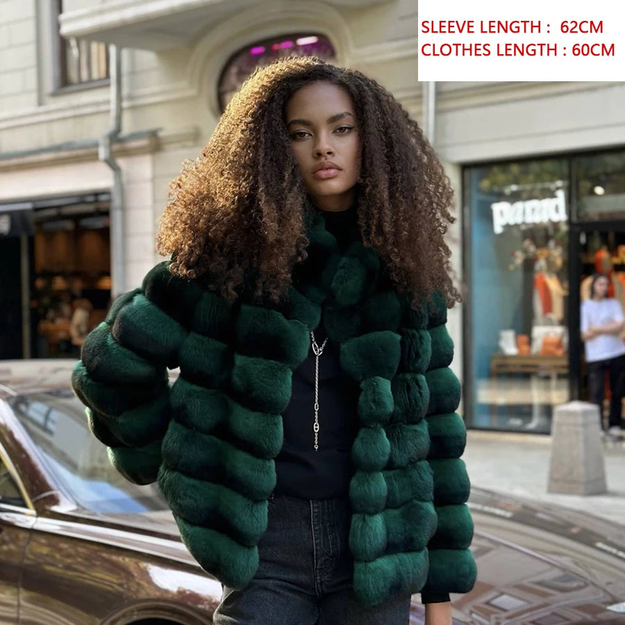 THINK FUR 】Rex Like Fur Short Jacket Winter Natural Rex Rabbit THINK FUR 】Rex Like Fur Short Jacket Winter Natural Rex Rabbit