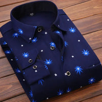 2025 Men's Winter Warm Long Sleeve Plaid Shirts Flannel Fur Lined Thick Formal Shirts Fleece Casual Shirt for Men Dress Shirts