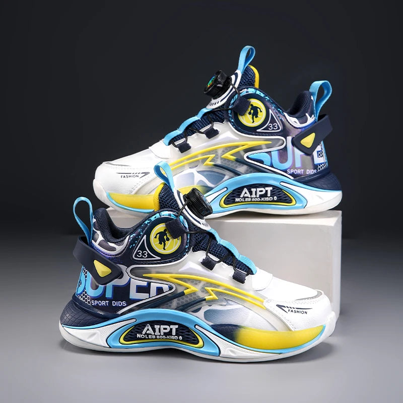 Children Sports Shoes Anti Slip Wear-resistant School Training Running Shoes Field Kids Basketball Shoes for Boys
