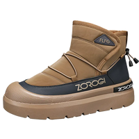 Winter Boots for Men Add Velvet Men's Sneakers Ankle Boots Soft and Comfortable Sports and Leisure Wear-resistant Non-Slip New