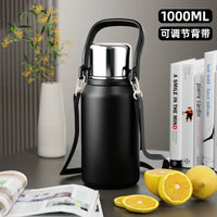 New large-capacity stainless steel insulated water cup outdoor sports food-grade insulated kettle