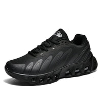 New men's sneakers PU air cushion anti-slip shock absorber running shoes outdoor lightweight and breathable mesh running shoes