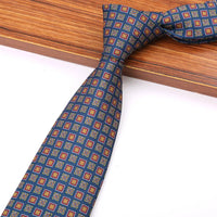 New 8CM Printing Ties For Men Necktie Paisley Floral Designer Scarf Tie For Groom Business Wedding Party