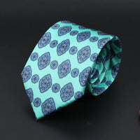 Fashion Men's 7.5cm Silk Tie Super Soft Bohemian Style Dot Chic Novelty Red Blue Necktie Suit Shirt Luxury Banquet Accessories