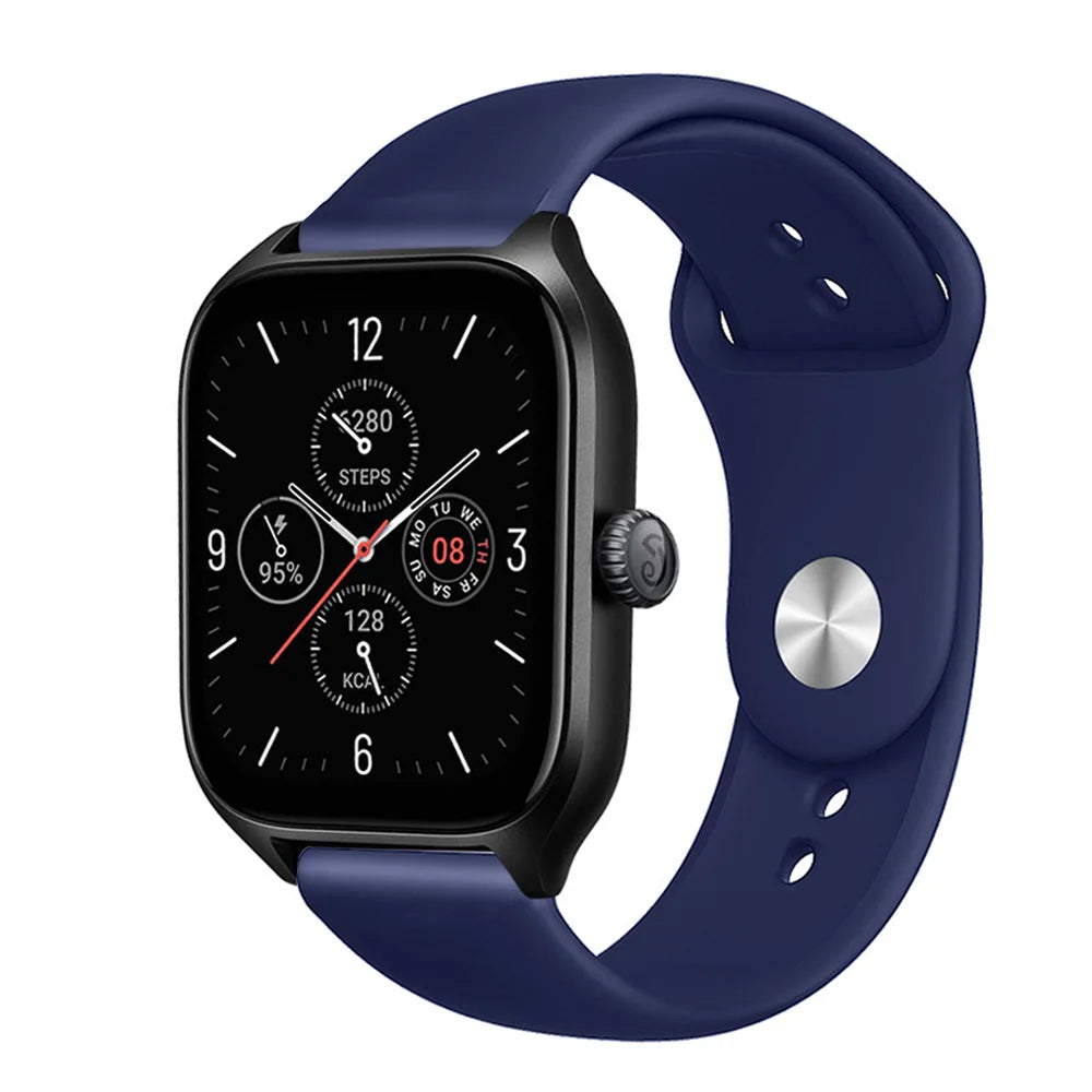 20mm/22mm Silicone band For Amazfit GTS 3/2/2e/GTS2 Mini/GTR 42mm/47mm/GTR 3/3 Pro/2/2e Sport Watch Bracelet Amazfit bip 6 strap
