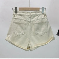 Ins Shorts Women Denim Vintage Summer Basic Simple All-match Hot Sale High Waist Leisure Ulzzang Ladies Streetwear Chic Classic