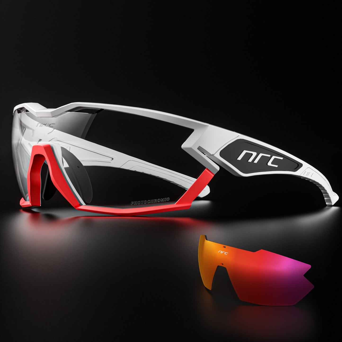 2023 NRC P-Ride Photochromic Cycling Glasses man Mountain Bike Bicycle Sport Cycling Sunglasses