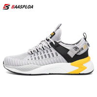Baasploa Running Shoes Men Fashion Training Shoes Breathable Lightweight Sneakers Non-Slip Track Tennis Walking Shoes