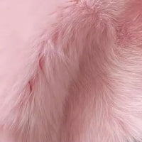 Warm Faux Fur Coats Women Short Overcoats Loose O Neck Long Sleeves Covered Button Straight Work Y2k Casual 2025 Autumn Winter