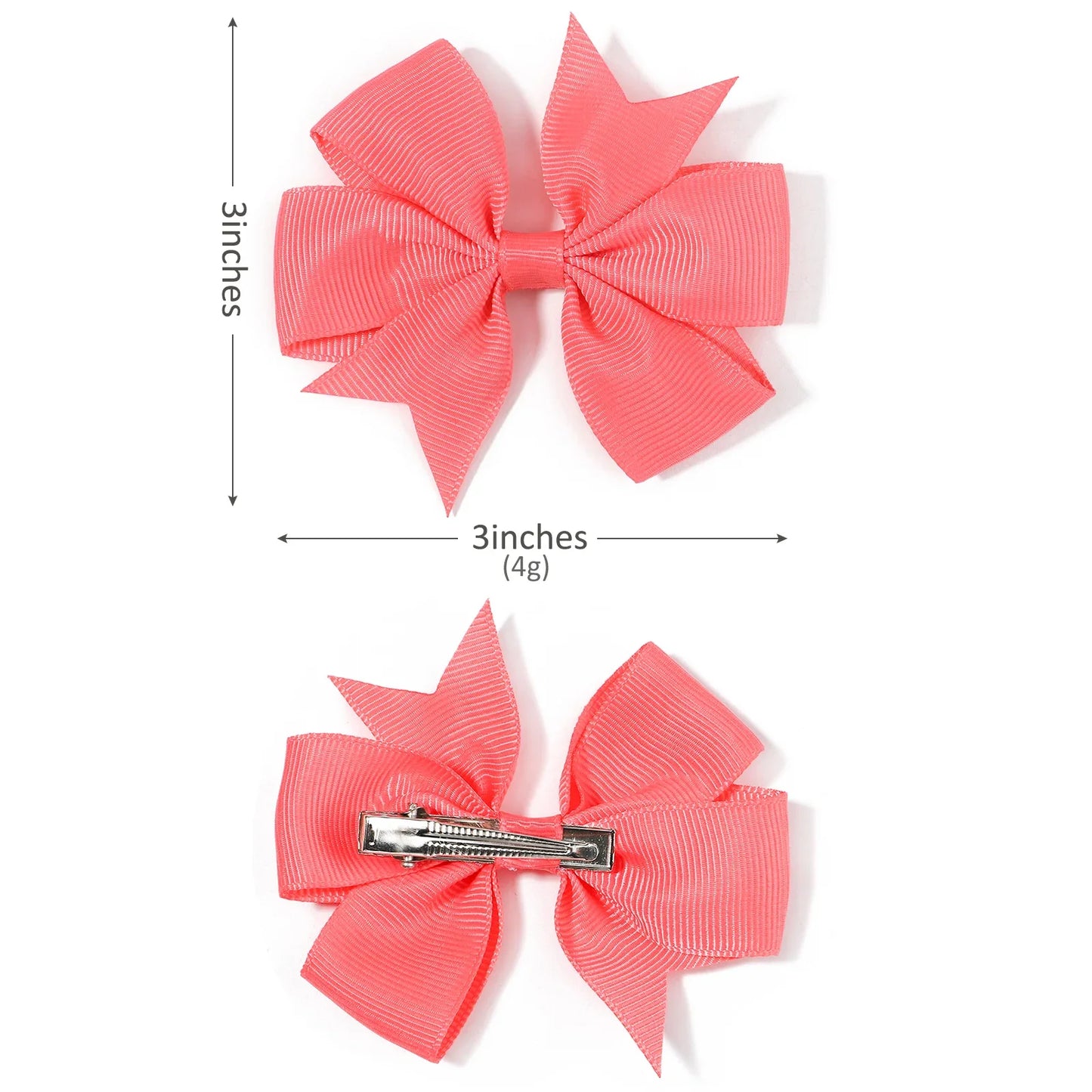 20/40Pcs Sweet Random Candy Color Bow Hair Clip Set for Baby Girls Cute Ribbon Hairpin Kids Headwear Kids Hair Accessories Gifts