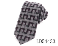 New Cotton Ties Casual Skinny Necktie For Party Boys Girls Plaid Neck Tie Wedding Necktie For Groom Neck Wear For Men Gravata