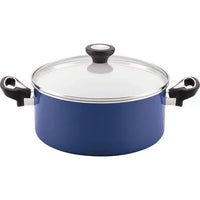 12-Piece PURECOOK Ceramic Nonstick Pots and Pans Set/Cookware Set, Blue