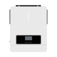 3600W Hybrid Solar Inverter 24V DC to 100/110/120V AC With 120A MPPT Solar Charger Controller Max PV 500Vdc Fit LifePo4 Battery