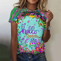 Mother's Day gift Top Women's T-shirt For Women The Best Mom 3D Printed T-Shirt Summer Casual Short Sleeve Women's Clothing