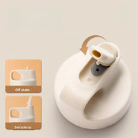 550ML Stainless Steel Insulated Cup Portable Thermos Cup Anti-drop Straw Water Bottle Outdoor Sport Insulated Water Bottle