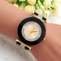 Simple Black White Quartz Watches Women Minimalist Design Silicone Strap Wristwatch Big Dial Women's Fashion Creative Watch 2022